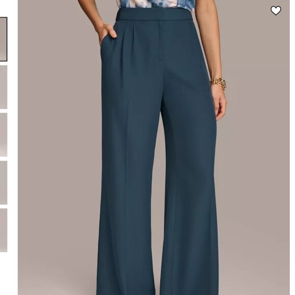 Donna Karan New York Donna Karan Women's Pleated Wide-Leg Pants - Brand New - Picture 6 of 6